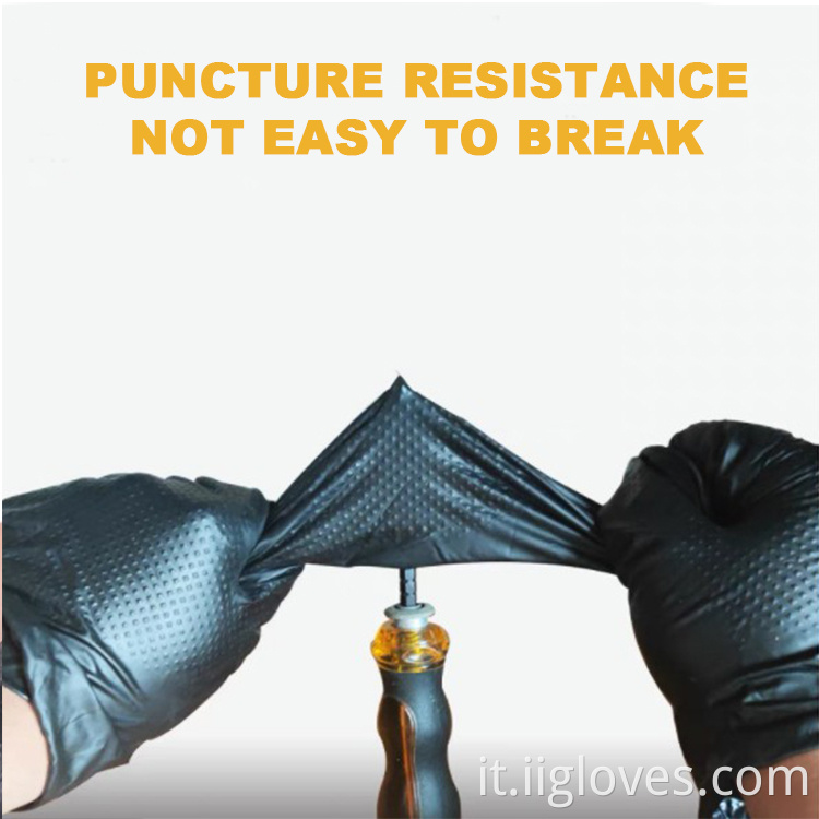 SbOSITIVO 6MIL 8G Arancione arancione Black Diamond Sicurezza industriale guanti nitrile